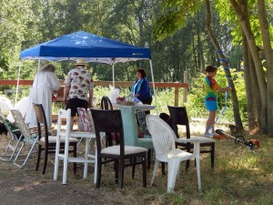 Getting the table set up